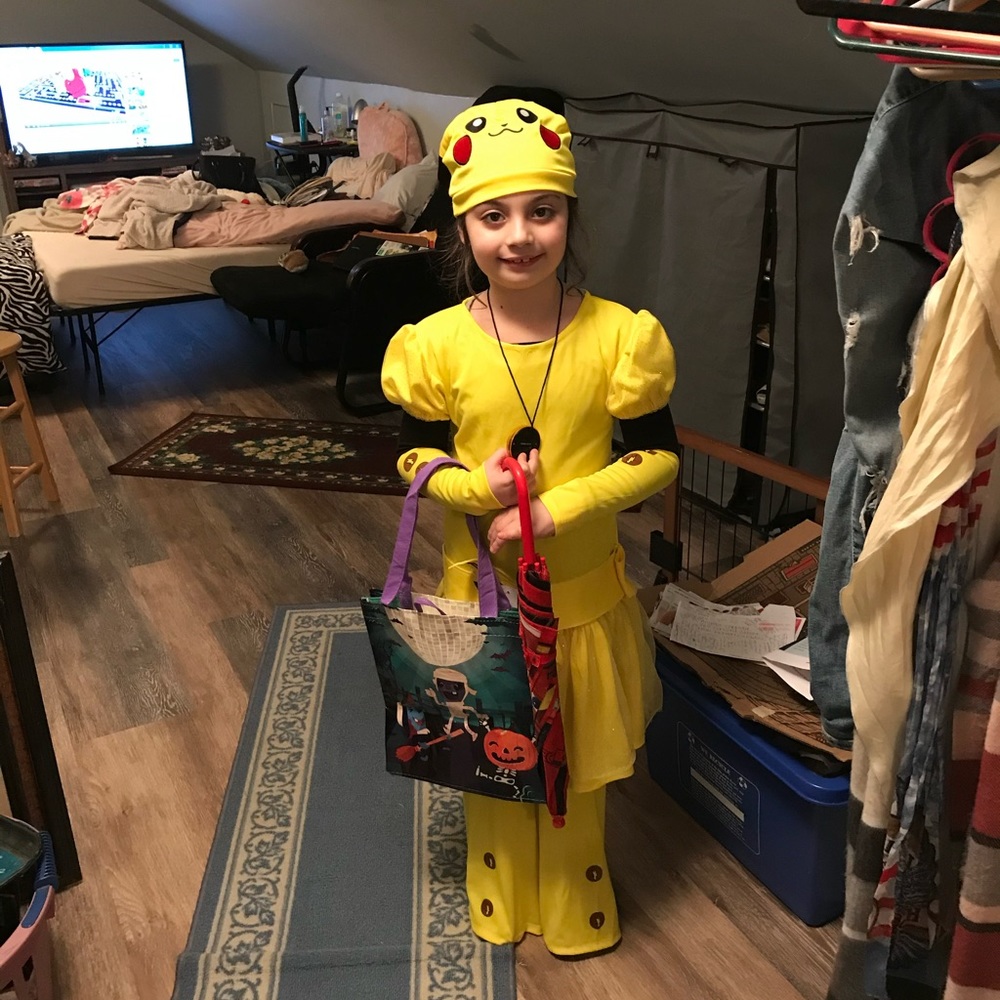 Kids Pikachu costume